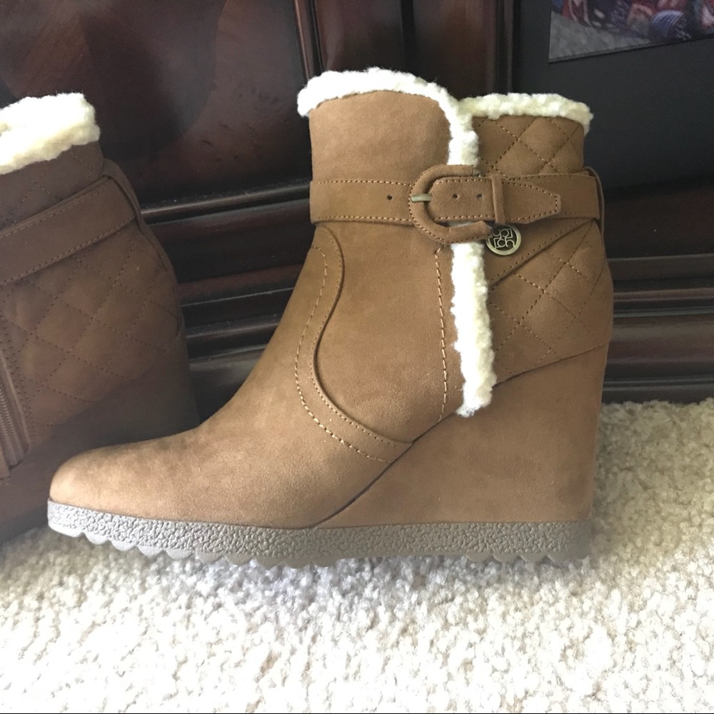 Liz Claiborne Suede Booties NEW!